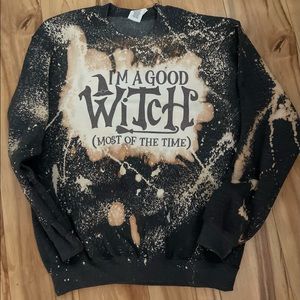 Good Witch Halloween sweatshirt crew neck